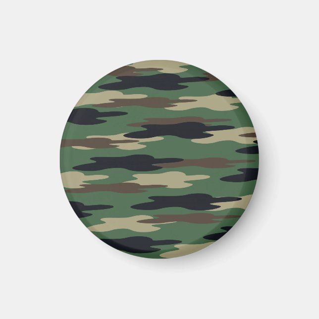 Abstrakte Camouflage Magnet (Vorne)