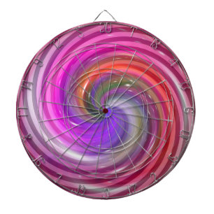 Abstrakte Candy Art 2 Dartscheibe