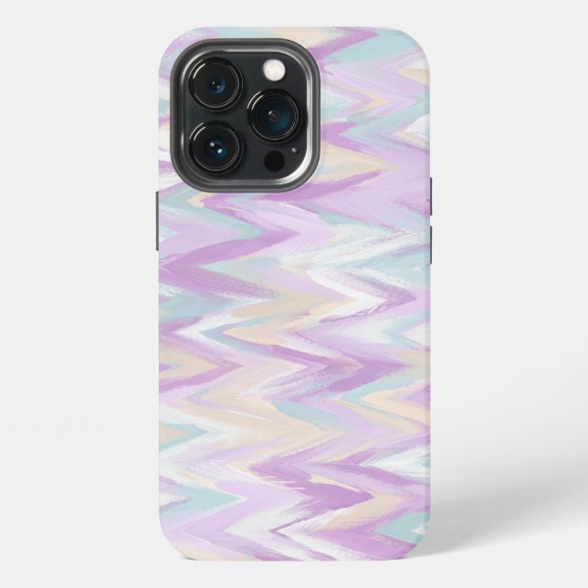 Abstrakte Chevrons iPhone Hülle (Hinten)