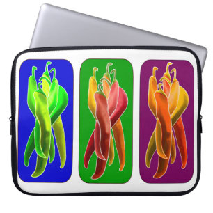 Abstrakte Chiles Laptop-Hülle Laptopschutzhülle
