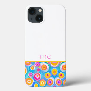 Abstrakte Circle Art INITIALS Sommerspass Case-Mate iPhone Hülle