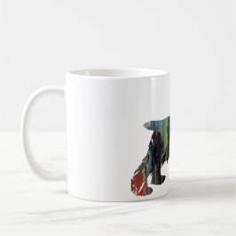 Abstrakte Cockerspaniel Silhouette Tasse