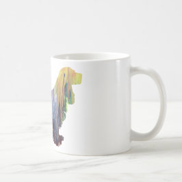 Abstrakte Cockerspaniel Silhouette Tasse