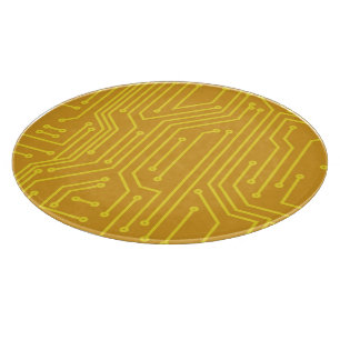 Abstrakte Computerausrüstung Schneidebrett