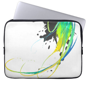 Abstrakte coole Gewässer Paint Spritzer Laptopschutzhülle