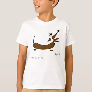Abstrakte Dackel Hund Kids American Apparel T - Sh T-Shirt