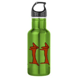 Abstrakte Dackel Hund Trinkflasche