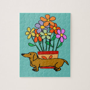 Abstrakte Dackel Jigsaw Puzzle