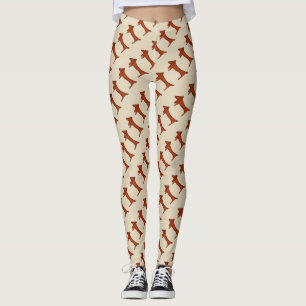 Abstrakte Dackel, Leggings