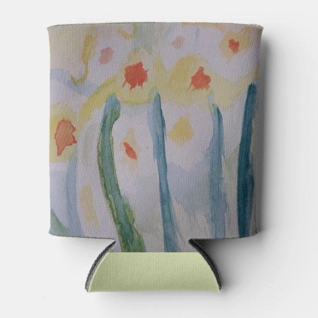 Abstrakte Daffodien Dosenkühler (Vorderseite)