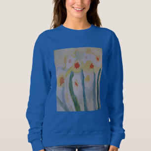 Abstrakte Daffodien Sweatshirt
