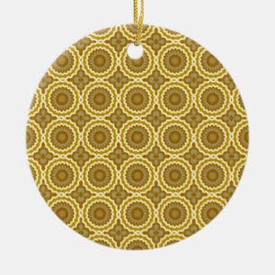 Abstrakte Daisies Keramikornament