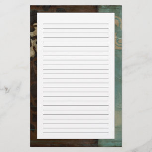 Abstrakte Damast-Tapisserie durch Jennifer Briefpapier