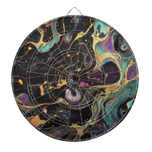 Abstrakte Dartboard Dartscheibe