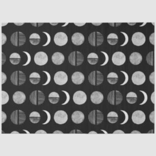 Abstrakte Decoupage von Black n White Modern Sun M Seidenpapier