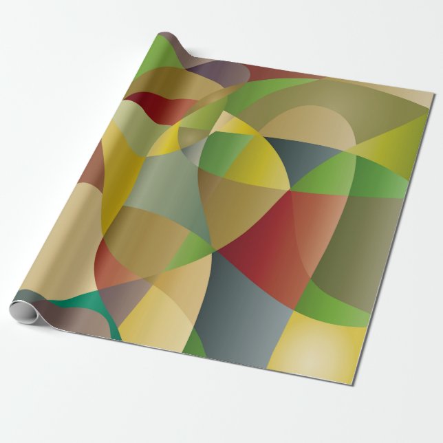 Abstrakte dekorative farbenfrohe Hintergrundabstra Geschenkpapier (Ungerollt)