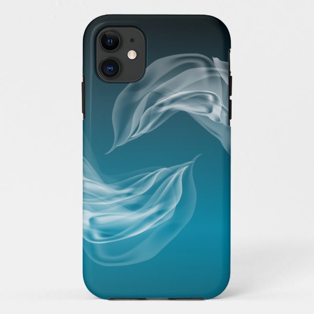 Abstrakte Delphine beim Spielen Case-Mate iPhone Hülle (Rückseite)