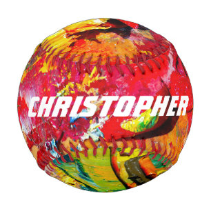 Abstrakte der fröhlichen Artist-Palette Baseball