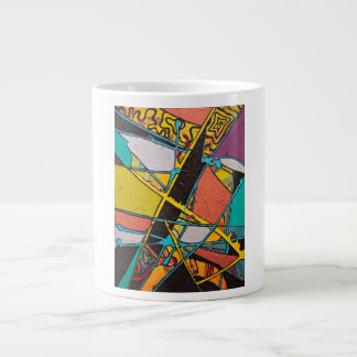 Abstrakte Design-III-Tasse Jumbo-Tasse