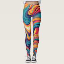 Abstrakte Design-Leggings