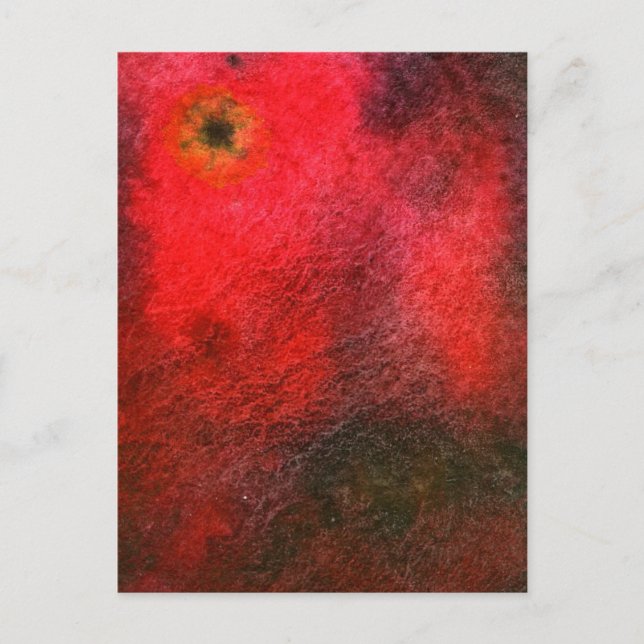 Abstrakte Design-Postkarte "Black Star" Postkarte (Vorderseite)