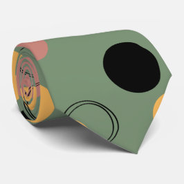 Abstrakte Designgrün Männer Krawatte