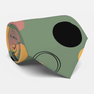 Abstrakte Designgrün Männer Krawatte