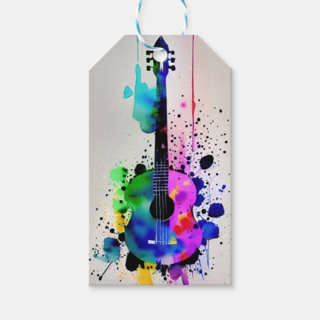 Abstrakte Designs Geschenkanhänger (Vorderseite)