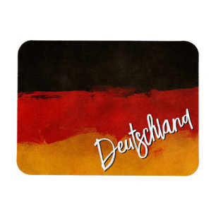Abstrakte deutsche Flagge Magnet