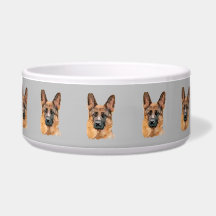 Abstrakte Deutsche Schäferhund-Keramik-Hunde-Schüs