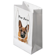 Abstrakte deutsche Shepard-Geschenktasche