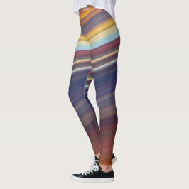 abstrakte diagonale Leggings