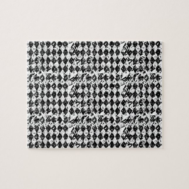 Abstrakte Diamanten Puzzle (Horizontal)