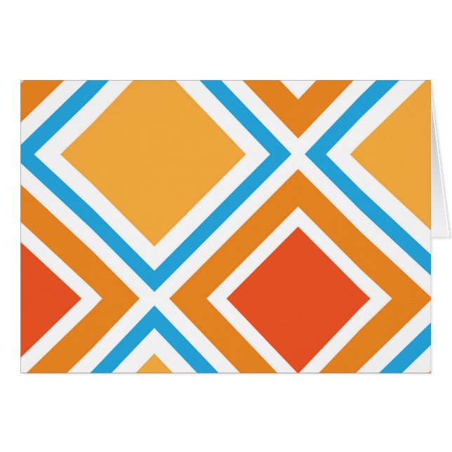 Abstrakte diamantengeometrische (Vorderseite (Horizontal))