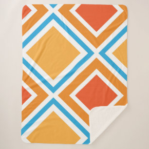 Abstrakte diamantengeometrische sherpadecke