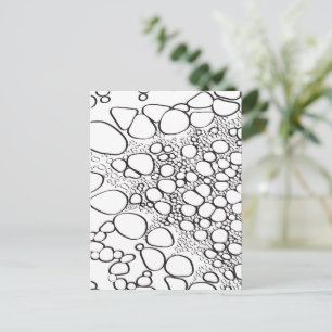 Abstrakte Digitalarbeit 10 Feiertagspostkarte