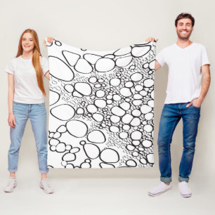 Abstrakte Digitalarbeit 10 Fleecedecke