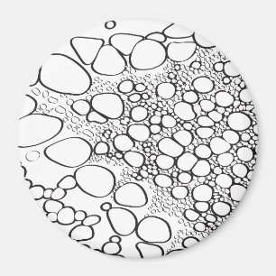 Abstrakte Digitalarbeit 10 Magnet