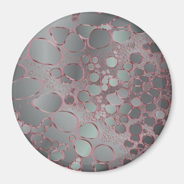 Abstrakte Digitalarbeit 3 Magnet (Vorne)