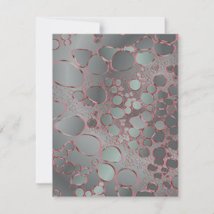 Abstrakte Digitalarbeit 3 Mitteilungskarte