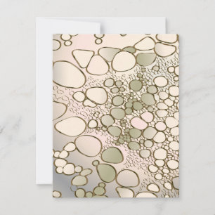 Abstrakte Digitalarbeit 5 Mitteilungskarte