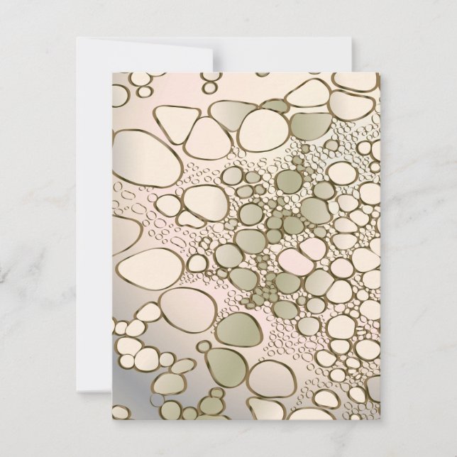 Abstrakte Digitalarbeit 5 Mitteilungskarte (Vorderseite)