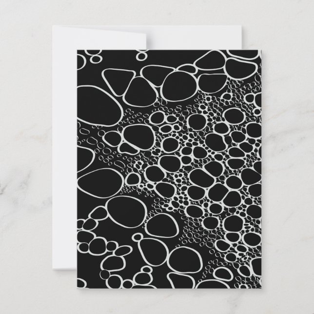 Abstrakte Digitalarbeit 7 Mitteilungskarte (Vorderseite)