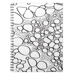 Abstrakte digitale Arbeit Notizblock