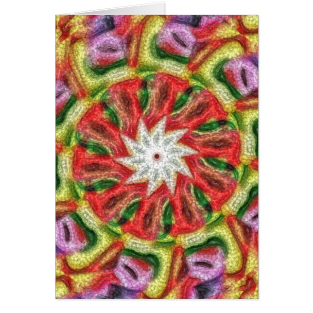 Abstrakte digitale Kunst (Vorne)