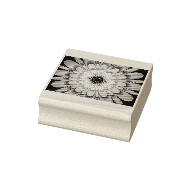 Abstrakte digitale Kunst Gummistempel (Stempel)