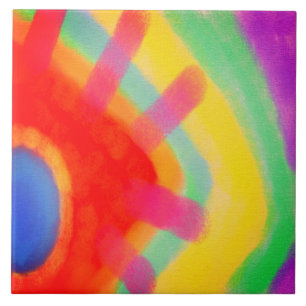 Abstrakte digitale Malerei vor Ort Fliese