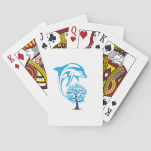 Abstrakte Dolphin Playing Cards Spielkarten