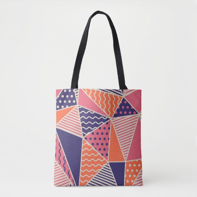 Abstrakte Dreiecke: Vintager geometrischer Hinterg (Vorderseite)