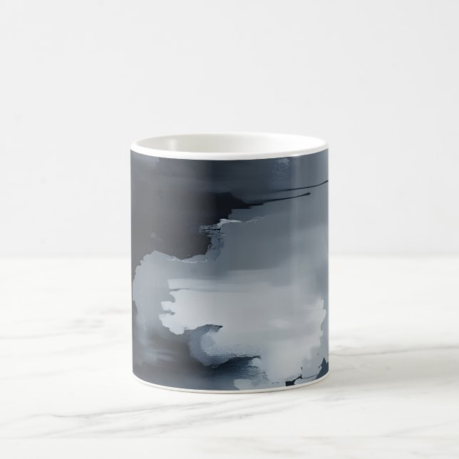 Abstrakte Dunkelheit Kaffeetasse (Mittel)